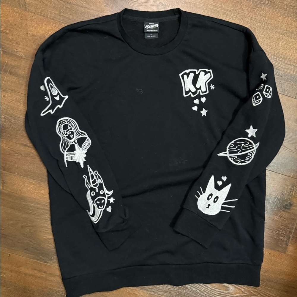 Our Universe Marvel Ms Marvel “Kamala’s Doodle” Crew Sweatshirt